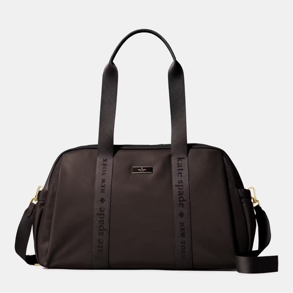 Kate Spade Dark Brown Chocolate (SOLD OUT) Travel, Gym, Overnight Bag Unisex - Picture 2 of 6